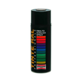 TINTA RAL 9005 PROFESSIONALE NERO LUCIDO 400 ML AREXONS 